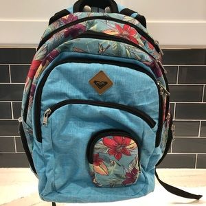 Roxy floral Hawaiian tropical backpack